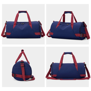 Wholesale Quality Gym Sport Duffle <b>Bag</b> Black Travel Basketball Duffel <b>Bag</b> with Wet Pocket and <b>Shoes</b> Compartment - Product Image 6