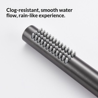 Robinet de baignoire sur pied monocommande eau froide/chaude avec douchette pour salle de bain