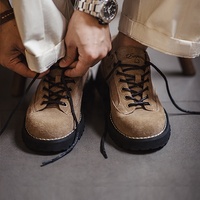 Herrenschuhe Maden Business Casual Anzugschuhe Oxfords Vintage Chunky Sole Workwear-Stil Wildleder Zapatos Hombre Sommer-Trend 2026