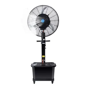 Wholesales 26 inch Humidifier Air Cooler Outdoor Garden Standing Spray Industrial Cooling Water Mist Fan