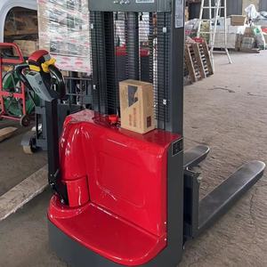 Gerbeur électrique 1000KG 1.5T 1.6M 2M chariot élévateur grande <span class=keywords><strong>batterie</strong></span> plomb-acide simple/Double portique entièrement électrique bon <span class=keywords><strong>prix</strong></span> <span class=keywords><strong>revente</strong></span> - Product Image 5