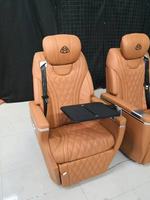 Nuevo Asiento de Auto de Lujo Convertible en Cama para Hiace/Vito/Sprinter/Alphard Modelo VIP W447 China con Mesa y Silla de Masaje