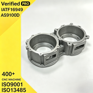 Orificios escalonados de precisión CNC personalizados con bridas de montaje integradas, nervaduras internas reforzadas y superficie de fundición de grano fino - Product Image 1