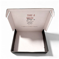 Boîte d'expédition en papier couché avec logo personnalisé certifié écologique, revêtement UV, dorure à chaud, pour parfums et cadeaux
