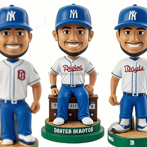 מוזר ידידותי לסביבה polyresin ספורט bobblehead עט בייסבול עמיד דמות שרף מלאכה לקישוט הבית מוסיקה אמנות מזכרת - Product Image 6