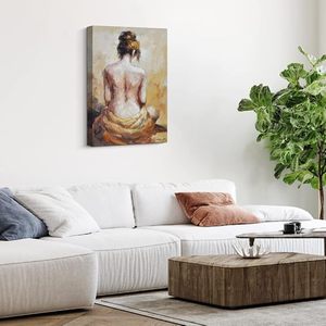 Arte Murale 3D Testurizzata per Camera da Letto/Bagno, Stampa su Tela, 16X24 Pollici, Decorazione Murale Moderna - Product Image 1
