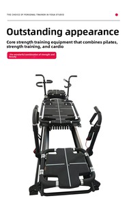 Machine de fitness professionnelle réglable, Pilates commercial en alliage d'aluminium, adapté aux studios et aux salles de sport. - Product Image 2