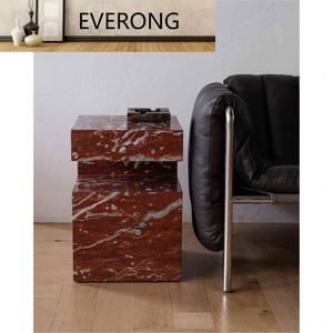 Tavolino da Caffè di Lusso Moderno con Design Curvo in Marmo Naturale per Arredamento Casa e Soggiorno - Product Image 4