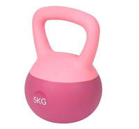 Kettlebells en PVC souple et résistant pour femmes, pour la musculation à domicile, poids d'exercice colorés pour l'entraînement de force