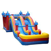 Châteaux Gonflables Gonflables Fabricants Parc D'attractions En Plein Air Château Gonflable Toboggan Piscine Enfants Château Gonflable