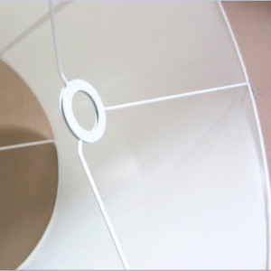 YF-0038 style Moyen-Oriental downlight de haute qualité <span class=keywords><strong>blanc</strong></span> cylindrique <span class=keywords><strong>rond</strong></span> plat coton <span class=keywords><strong>abat</strong></span>-<span class=keywords><strong>jour</strong></span> en tissu - Product Image 2