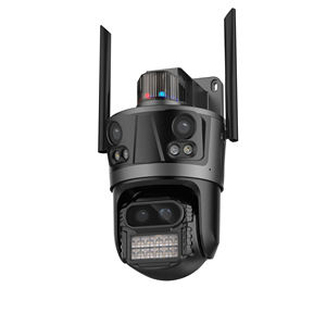 ICSee 12MP al aire libre impermeable IP65 Color visión nocturna pista de movimiento detectar 4 lentes 8 veces Zoom óptico WiFi PTZ cámara de seguridad - Product Image 2