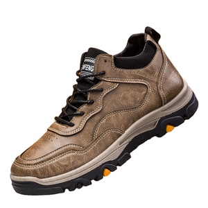 <strong>Waterproof</strong> PU Leather Upper Anti slip Rubber Out-sole Mens Hiking Trekking Climbing Training Shoes Sneakers <strong>Trainers</strong> for Man - Product Image 1