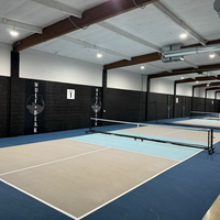 Terrain de pickleball en acrylique de 3 mm, surface professionnelle antidérapante, utilisation intérieure et extérieure, tapis de sol pour terrain de pickleball extérieur