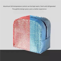 Sac à déjeuner isotherme en aluminium, sac isotherme imperméable en Oxford, sac à main pour bento, pochette de pique-nique, rangement alimentaire pour l'école et le travail