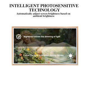 Venta al por mayor Wifi Wall Mount FHD <span class=keywords><strong>Display</strong></span> grande 55 pulgadas de madera <span class=keywords><strong>Electronic</strong></span> Wifi <span class=keywords><strong>Digital</strong></span> Art <span class=keywords><strong>Display</strong></span> - Product Image 6