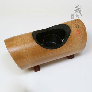 Bamboo Vase JH 01 Handmade Asian Zen Style Home Decorative Flower Pot - Product Image 5