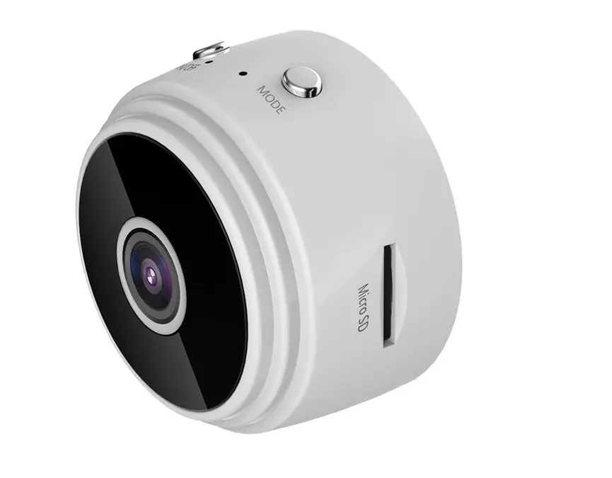 Mini câmera escondida sem fio para espião, câmera de segurança residencial com hd 1080p dvr, visão noturna