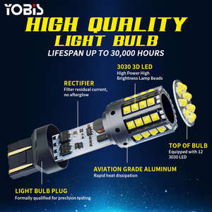 Yobis đôi concact điểm 1156 1157 <span class=keywords><strong>LED</strong></span> <span class=keywords><strong>CANBUS</strong></span> 3030 44smd <span class=keywords><strong>7440</strong></span> 7443 Xe <span class=keywords><strong>LED</strong></span> switchback bóng đèn 3156 3157 P21W lần lượt Phanh <span class=keywords><strong>LED</strong></span> ánh sáng - Product Image 3