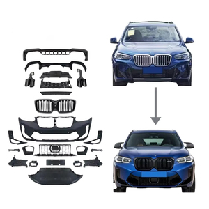 Pièces de rechange de voiture de vente chaude pare-chocs phare gril jupe latérale diffuseur lèvres jupes latérales aileron arrière pour <span class=keywords><strong>BMW</strong></span> série X3 - Product Image 1
