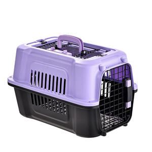 Оптовая цена, двухдверный домик для маленьких собак и кошек, переноска для домашних животных с верхней или передней загрузкой, переносная кровать для собак, клетка для домашних животных - Product Image 5