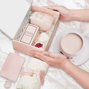 Ontspanningscadeau Tumbler Aanmoedigingsmandje Gezondheidsverzorgingsset voor vrouwen Spa Zelfzorg Cadeausets - Product Image 3