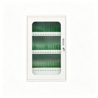 Casier de rangement centralisé intelligent avec serrure électronique et recharge, conception résistante à la rouille pour téléphones portables, tablettes, ordinateurs de bureau, salles de classe