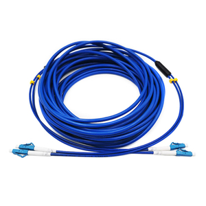 3.0mm LC-LC UPC Zip Dây 250um thép <span class=keywords><strong>2</strong></span> lõi Singlemode bọc thép cáp sợi quang vá dây - Product Image 6