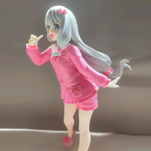 Figurine Iszumi <span class=keywords><strong>Sagiri</strong></span> en pyjama, tenue rose pour la maison, Eromanga Sensei, figurine de belle fille de style mignon et domestique - Product Image 5