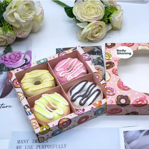 Organic <strong>Cheap</strong> <strong>Bath</strong> <strong>Bombs</strong> Wholesale Colorful Doughnut Shape Vegan <strong>Bath</strong> Fizzer Donut <strong>Bath</strong> <strong>Bombs</strong> Set of 4 - Product Image 4