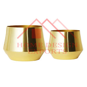 2025 nouveau Design moderne décor à la maison jardinière pour salon martelé Design aluminium métal jardinière pour intérieur et extérieur décor - Product Image 4