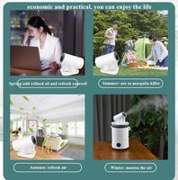 Diffuseur d'huiles essentielles électrique 2026, purificateur, vaporisateur facial, humidificateur ultrasonique Midea 300ml/h, aromathérapie, pour la maison, bébés, enfants, hôtel