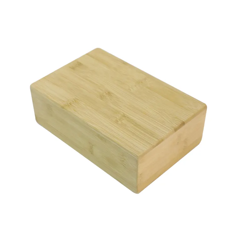 Hot selling natural bamboo eco-friendly sport fitness recycle non slip yoga block