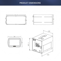 Máquina de Codificación y Grabado Láser UV Portátil de 5 Vatios, Nueva, Pequeña, de Alta Precisión, con Enfriamiento por Agua, para Botellas de Mascotas, Tarjetas SIM, con Certificación CE