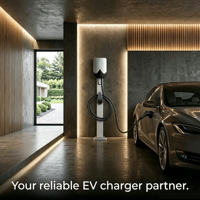 Cargador de Vehículos Eléctricos de Nivel 3, 7KW, 32A, GBT SAE J1772, Estación de Carga Doméstica con Aplicación para el Mercado Estadounidense, Certificado ETL, Venta al Por Mayor