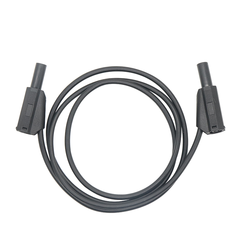 Fasizi Câble De Fiche Banane, Kit De 5 Cordons De Test électroniques 4 Mm Fiche Banane De Sécurité Souple Fil De Silicone Câble De Test 14 AWG Câble D 'extension Multimètre Jeu De