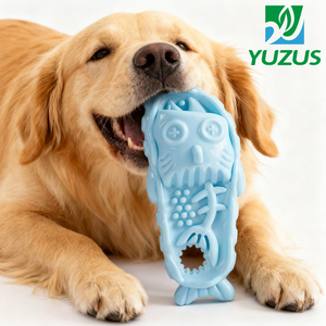 TRP Eco-Friendly <strong>Dog</strong> Chew <strong>Toy</strong> Slipper Shaped Resistant Biting Teething <strong>Toy</strong> for Puppies Dental Care and Play - Product Image 1
