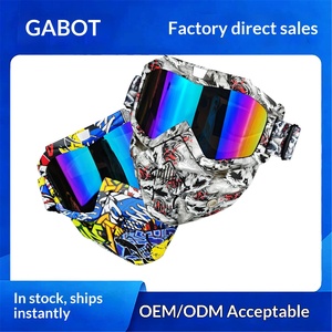 Gafas Deportivas para Motocicleta con Protección Facial y Lentes <span class=keywords><strong>de</strong></span> PC con Protección UV, Resistentes al Viento, con Marco Completo <span class=keywords><strong>de</strong></span> TPU, para Hombres y Mujeres, para Ciclismo - Product Image 5