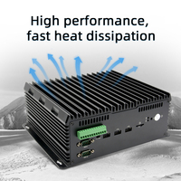 Nuevo Mini PC Industrial sin Ventilador HW-C576, Intel I3/I5/I7 Octa Core, SSD, 32GB DDR4 RAM, Doble LAN, Gráficos HD, Auto Power Watchdog