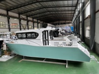 Bateau à moteur sportif en aluminium fermé Gospel de 7,5 m (25 pieds), bateau de pêche, yacht à vendre