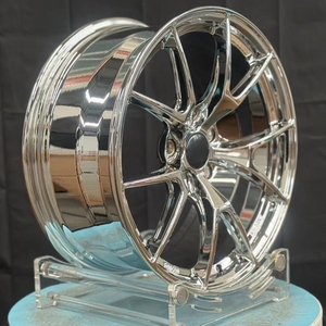 Rines Cóncavos Cromados Personalizados de 18 19 20 21 22 Pulgadas 5x108 5x112 5x114.3 5x120, Rines Forjados para BMW, Audi, Mercedes, Honda, Mustang - Product Image 1