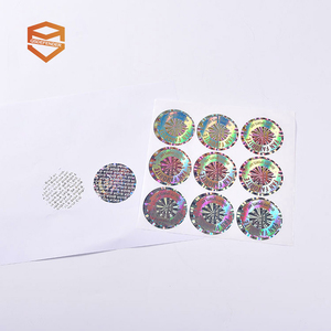 Nouvel autocollant holographique de sécurité anti-effraction personnalisé, imperméable, en vinyle, <span class=keywords><strong>pour</strong></span> ordinateur, caméra, téléphone portable - Product Image 1