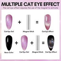 Kit de vernis à ongles gel effet œil de chat cristal clair de lune OEM/ODM – Fournisseur d'ongles personnalisés en marque privée