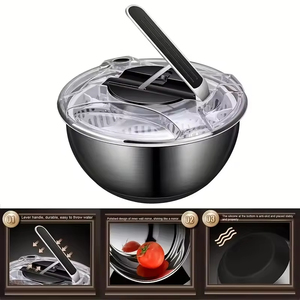 304 <span class=keywords><strong>professionnel</strong></span> en acier inoxydable légumes <span class=keywords><strong>essoreuse</strong></span> nécessaire <span class=keywords><strong>salade</strong></span> <span class=keywords><strong>essoreuse</strong></span> cuisine laitue <span class=keywords><strong>essoreuse</strong></span> - Product Image 5