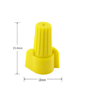 18-10AWG標準100pcsHP11黄色電線ツイストウィングナットコネクタ - Product Image 1