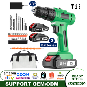 Taladro de Impacto Inalámbrico de 20V con Destornillador, Soporte OEM/ODM para Perforación, Taladro de Impacto Inalámbrico a Batería CD-20E - Product Image 3