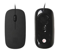 Souris filaire ordinateur portable mat Business Mini souris USB tour optique accessoires d'ordinateur souris