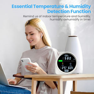 Safewill Tuya WiFi Medidor de <span class=keywords><strong>CO2</strong></span> Temperatura de dióxido de carbono Monitor de <span class=keywords><strong>CO2</strong></span> interior Detector de gas - Product Image 5