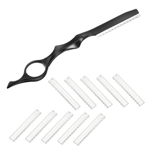 ARLANY Hair Cutting Razor Set With 10pcs Replacement Blades Barbers Salon Shaving Razor for <strong>Wig</strong> Hairdressing <strong>Thinning</strong> <strong>Shears</strong> - Product Image 1