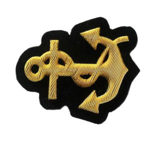 Latest Design Fashion Leather Embroidered Badges Wholesale Top Quality Made Customized Embroidery Badges Hand Made Badges - Product Image 6